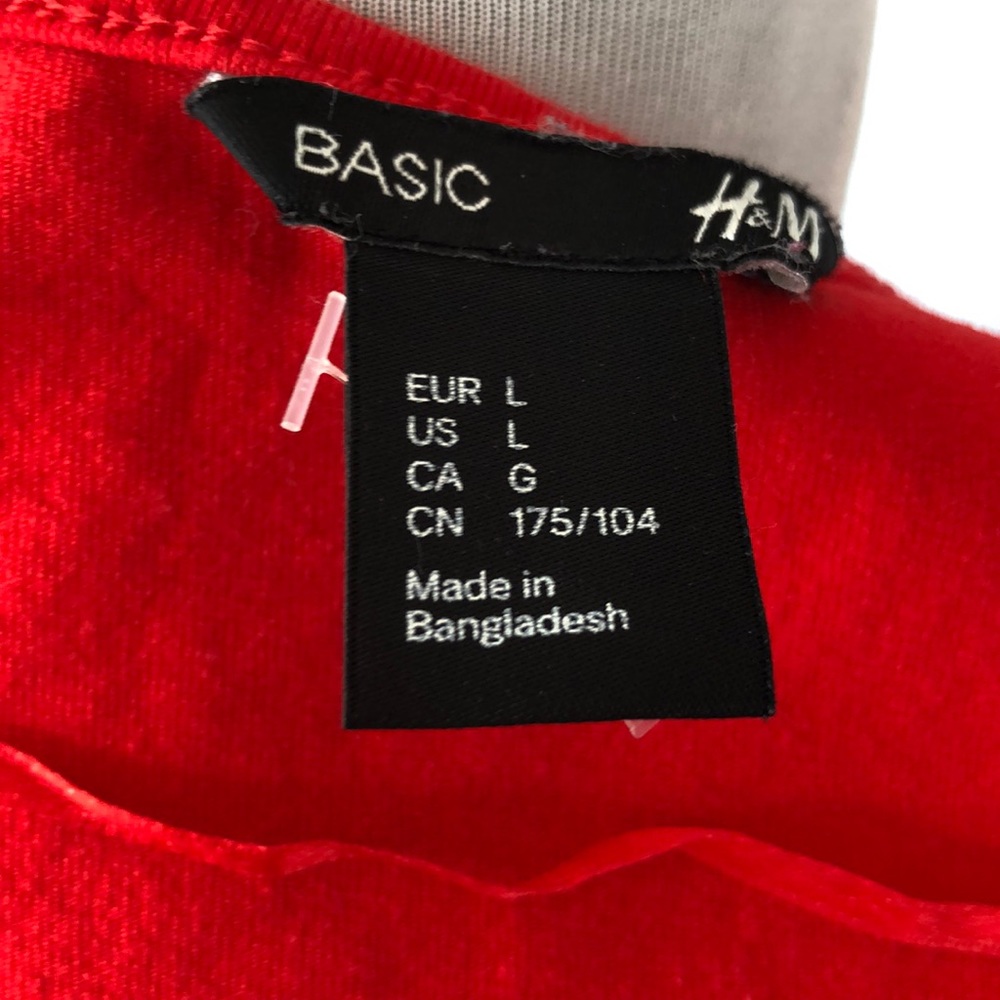 H&M Basic Red Dress - Picture 3 of 3